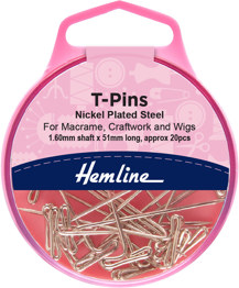 HEMLINE HANGSELL - Pins T 20Pcs - 44mm x 1.15mm