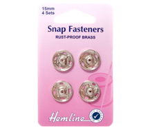Snap/Fast - Nickle - 15mm