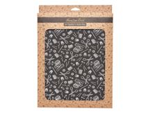 HEMLINE GOLD - A4 Quilters Mulit-Mat 30 X 24 Cm - print cotton cover  black suedette  blac