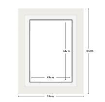 DIAMOND DOTZ - Aperture:49 X 64Cm White/White