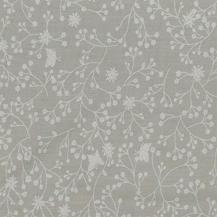 Quilt Backing - Flutter Quilt Backing Fabric - 280 Width Printed - White on Grey