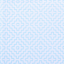 Sashiko White Cloth - Geometric