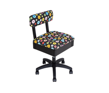 HORN SEWING CHAIR GAS LIFT Colourful Buttons