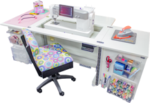 TAILORMADE - GE6 Electric Sewing Cabinet (Fully Assembled) - White Ash