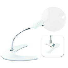 OTT LITE  - Led 5In Magnifier With Clip And Stand - white