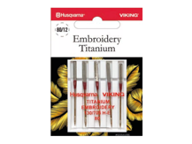 Husqvarna Accessories - NDL. EMBROIDERY TITANIUM 80, 5-P