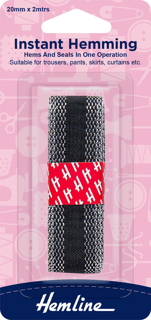 HEMLINE HANGSELL - Instant Hemming Tape, black