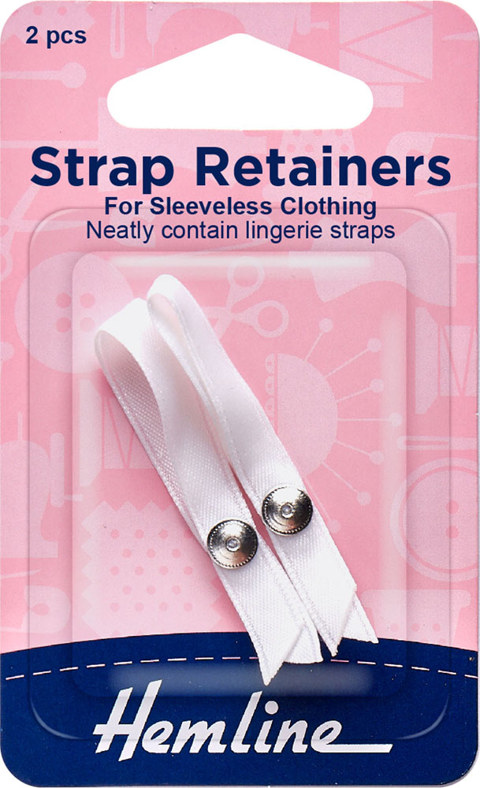 HEMLINE HANGSELL - Shoulder Strap Retainer (1 pair) - white