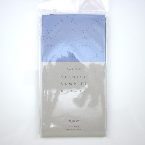 SASHIKO PRINTED CLOTH - SEIGAIHA
