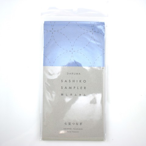 SASHIKO PRINTED CLOTH - SHIPPO TSUNAGI