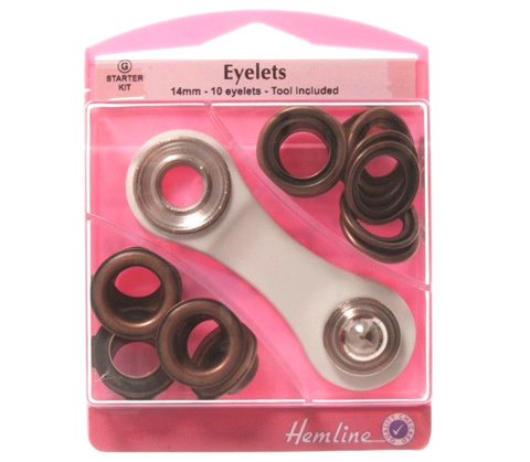 Eyelets starter 10 piece kit, bronze