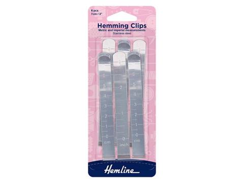 HEMLINE HANGSELL - Hemming Clips - stainless steel metric and imperial