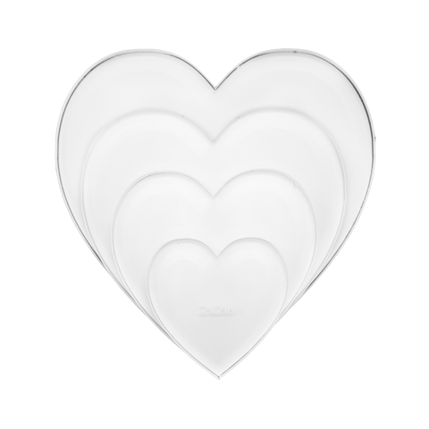 Hearts 4pc Template Set
