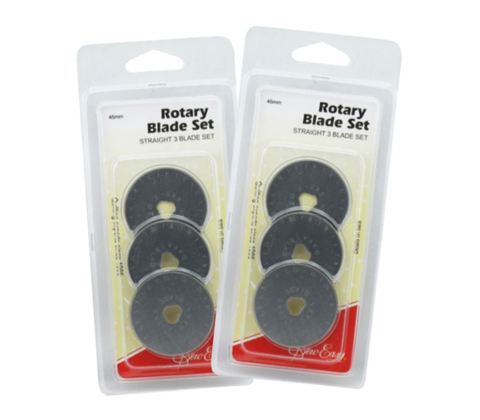 Rotary Blade Set - 2 packs - 3x 45mm Rotary Blades in Pack