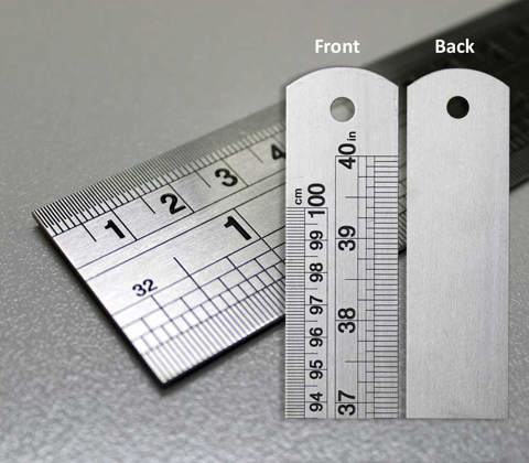 Ruler - Stainless steel ruler - 100cm (40in)