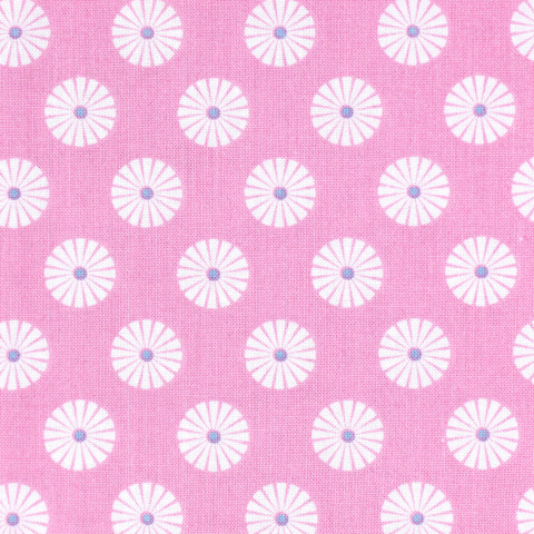 Fabric Gutermann X Birch Summer Loft Daisy 110cm X 10Mt 100% Co Rose Pink-660