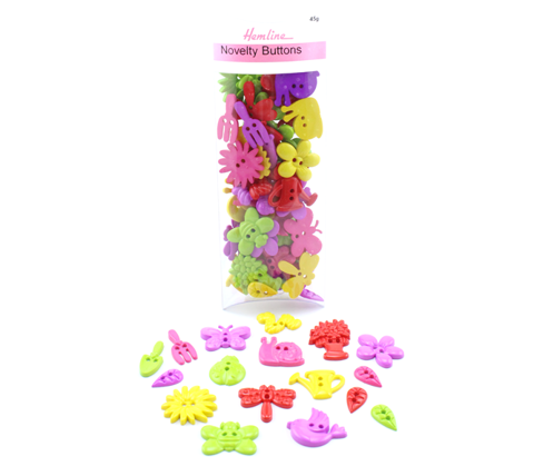 Buttons - Bulk pack - Novelty Packs Garden