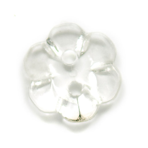 HEMLINE BUTTONS - Periwinkle Button - white 18mm