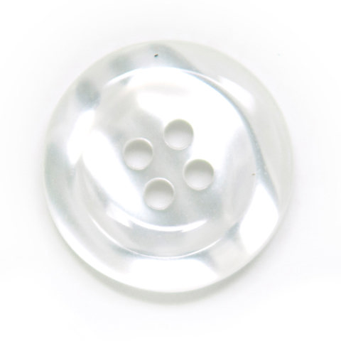 HEMLINE BUTTONS - Basic Shiny Shirt Button - clear 20mm