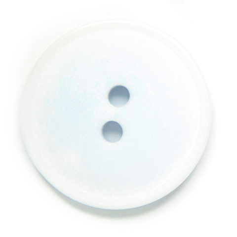HEMLINE BUTTONS - Stylist Gen Button - white 23mm