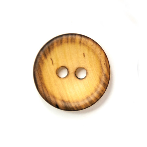 HEMLINE BUTTONS - Wooden Imitation Button - natural 17mm