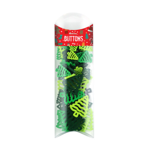 HEMLINE BUTTONS - Trees Novelty Bulk Button Pack