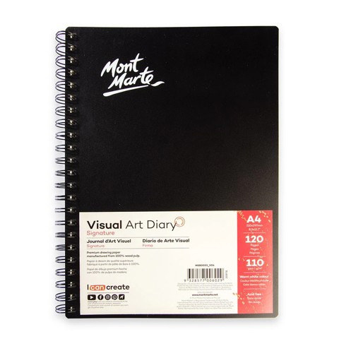 Mont Marte - Visual Art Diary A4 120page