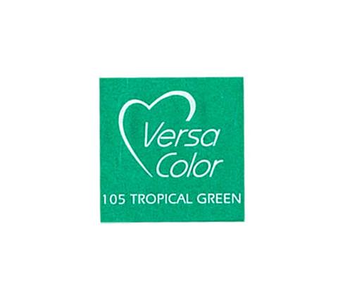 VERSACOLOUR Small Stamp Pad - Colour: Tropical Green