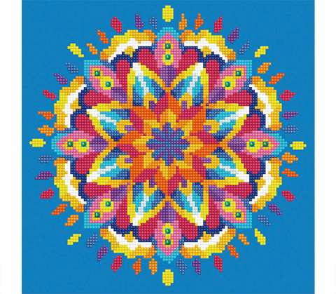 Diamond Art -  Mandala  -30 x 30 cm