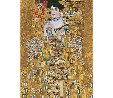 Diamond Dotz Woman In Gold (Klimt) - 67 x 91cm  (26.4 x 35.8in)