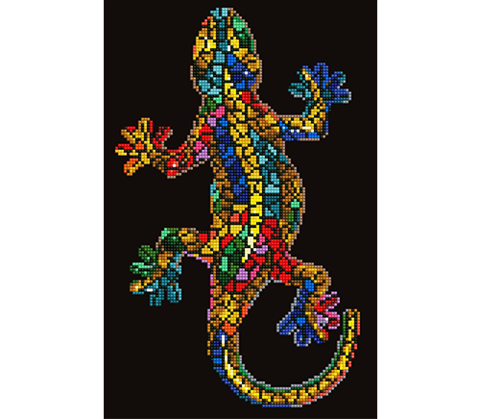 Diamond Dotz Gekko Paua - 27 x 41cm