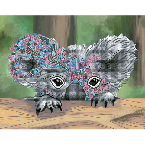 DIAMOND DOTZ - Hide N Seek Koala - 45.5 x 35.5cm