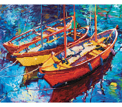 Diamond Dotz Dream Boats 47 x 38cm (18.5 x 15in)