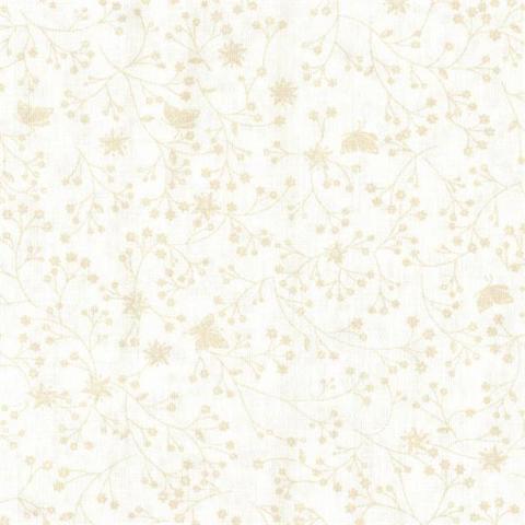 Quilt Backing - Flutter Quilt Backing Fabric - 280 Width Printed - Cream