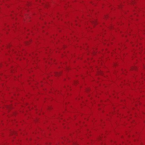 Quilt Backing - Flutter Quilt Backing Fabric - 280 Width Printed - Red