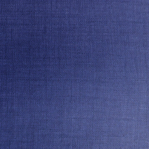 Hobbysew - 100% LINEN 14x14 PLAIN DYED FABRIC 54/56  - NAVY BLUE