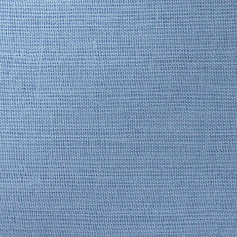 Hobbysew - 100% LINEN 14x14 PLAIN DYED FABRIC 54/56  - OCEAN BLUE