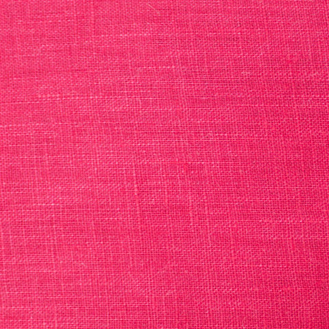 Hobbysew - 100% LINEN 14x14 PLAIN DYED FABRIC - RED