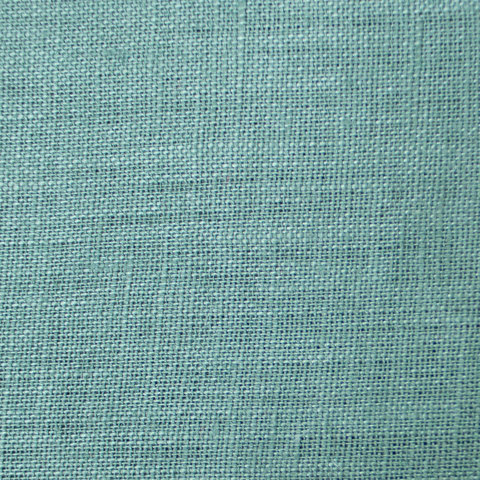 Hobbysew - 100% LINEN 14x14 PLAIN DYED FABRIC 54/56  - FOREST GREEN