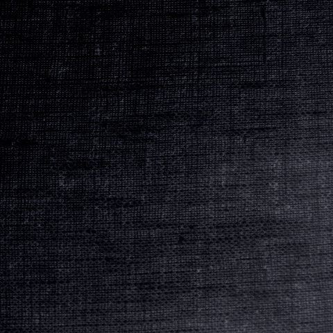 Hobbysew - 100% LINEN 9x9 PLAIN DYED FABRIC - BLACK