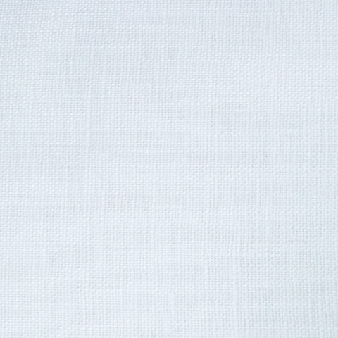 Hobbysew - 100% LINEN 9x9 PLAIN DYED FABRIC 54/56  - WHITE