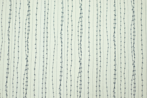 Kennard & Kennard - ANZAC Fabric - Barbed Wire - Straight 