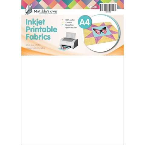 Matilda's Own A4 Inkjet Printable Fabric