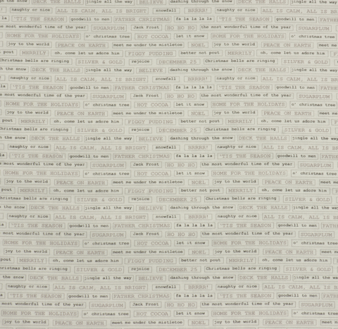 Moda - Christmas Morning - 100% Cotton 110cm - Christmas Words