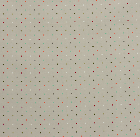 Moda - Christmas Morning - 100% Cotton 110cm - Dots Grey
