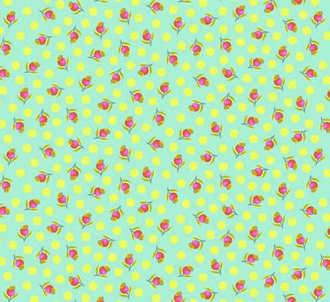 Tula Pink Untamed - Impending Bloom - MOONBEAM