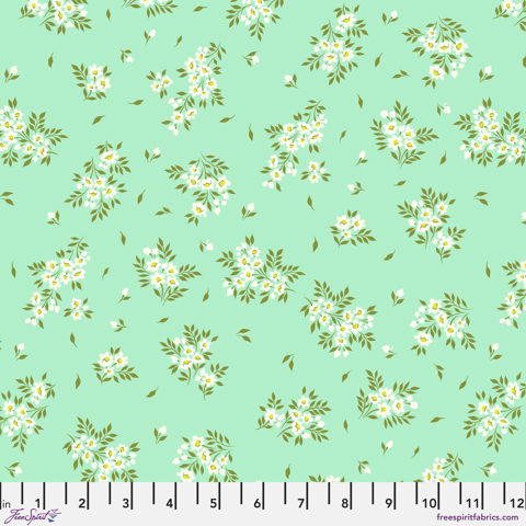 Tula Pink True Colours - What a Ditz - SPEARMINT