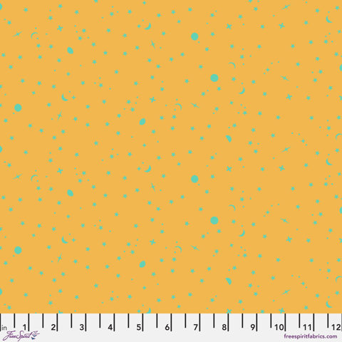 Tula Pink True Colours - Space Sprinkles - PAPAYA