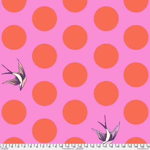Tula Pink Quilt Backing - Full Moon Forest II - HONEY