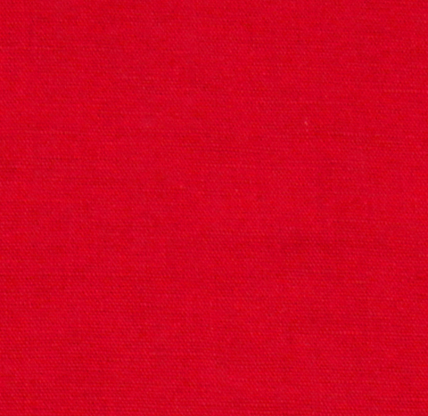 COTTON/LINEN FABRIC - 145CM WID Red - 90gsm
